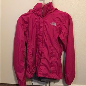 Pink North Face jacket